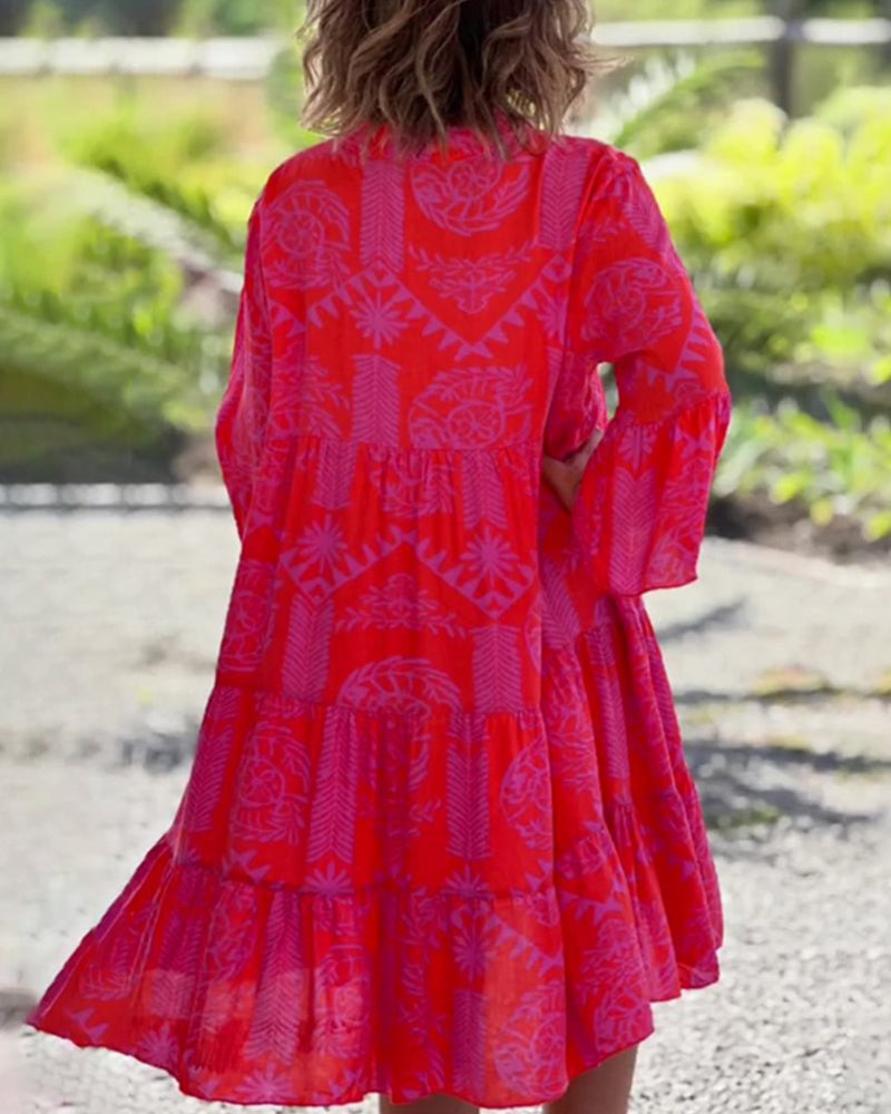 Galilea™ Boho Loose Sleeve Dress