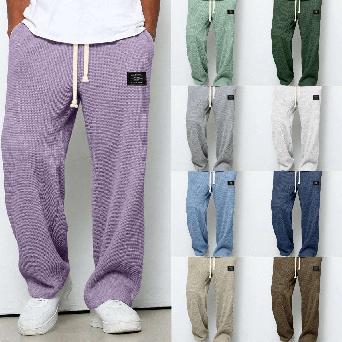 Sebastian™ Wide-Leg Adjustable Waist Trousers