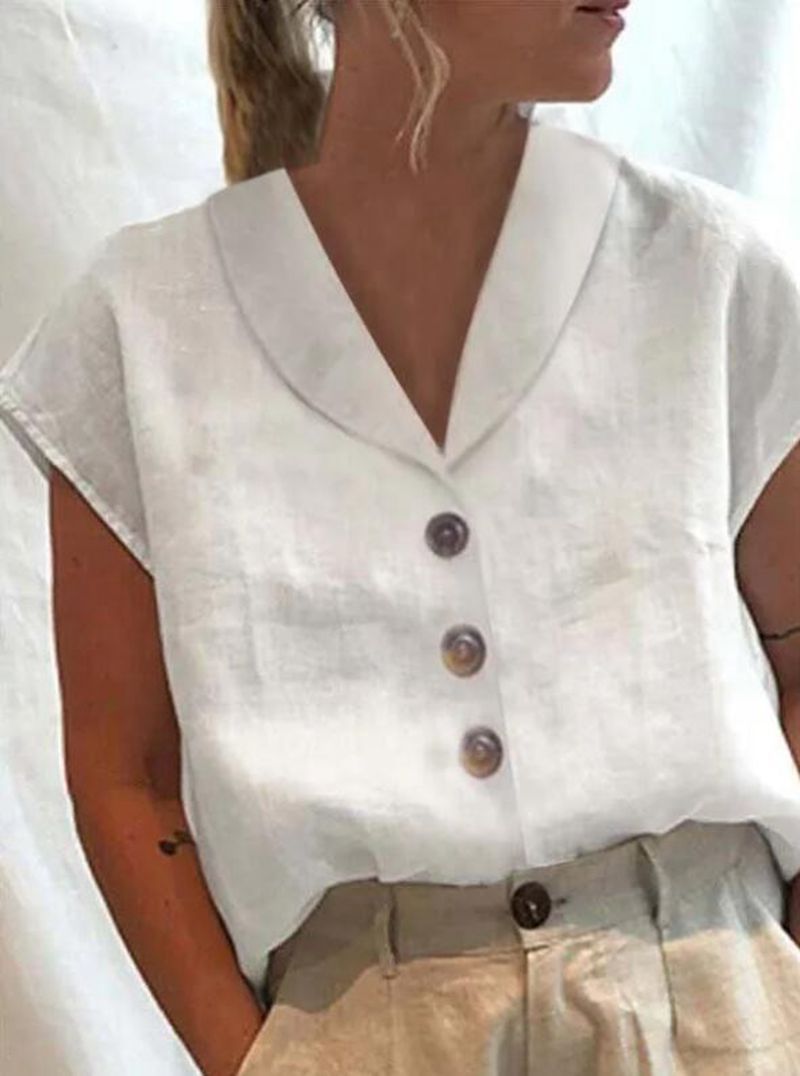 Elena™ Stylish Collar Top