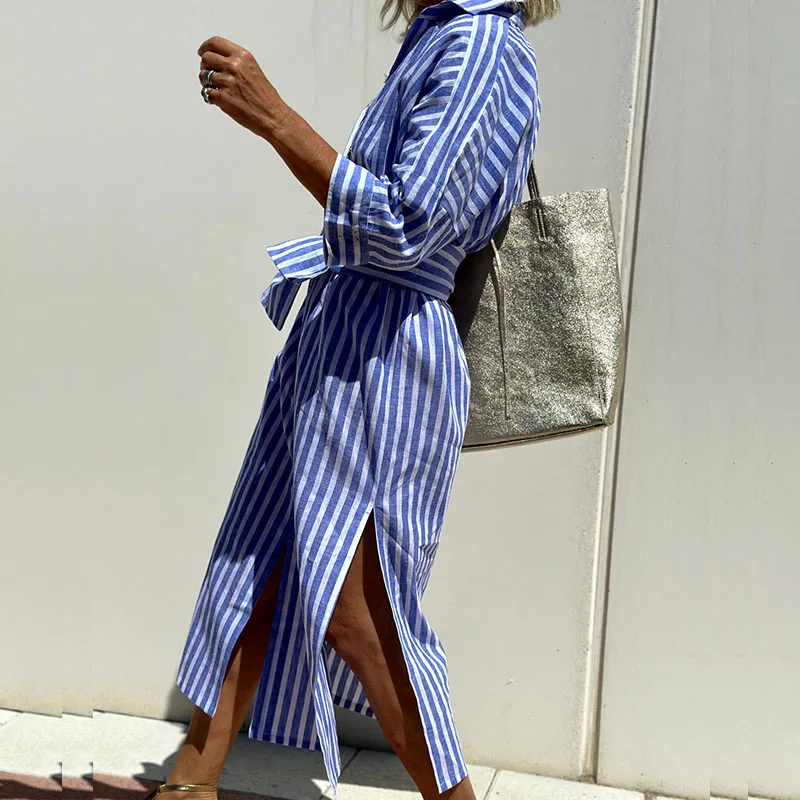 Elfrida™ Stylish Striped Dress