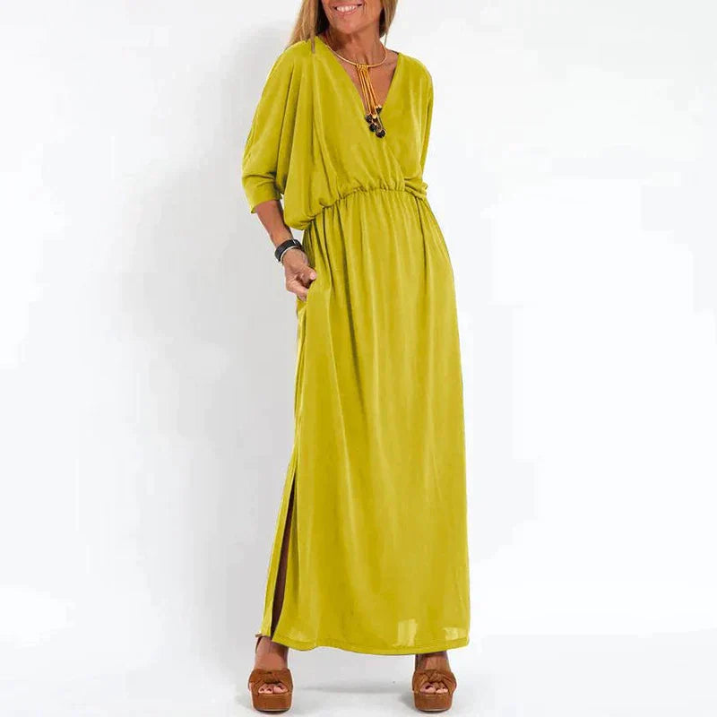 Naomi™ Long Vintage Dress