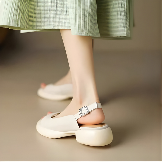 Mya™ Luxe Summer Peep-Toe Block Heels