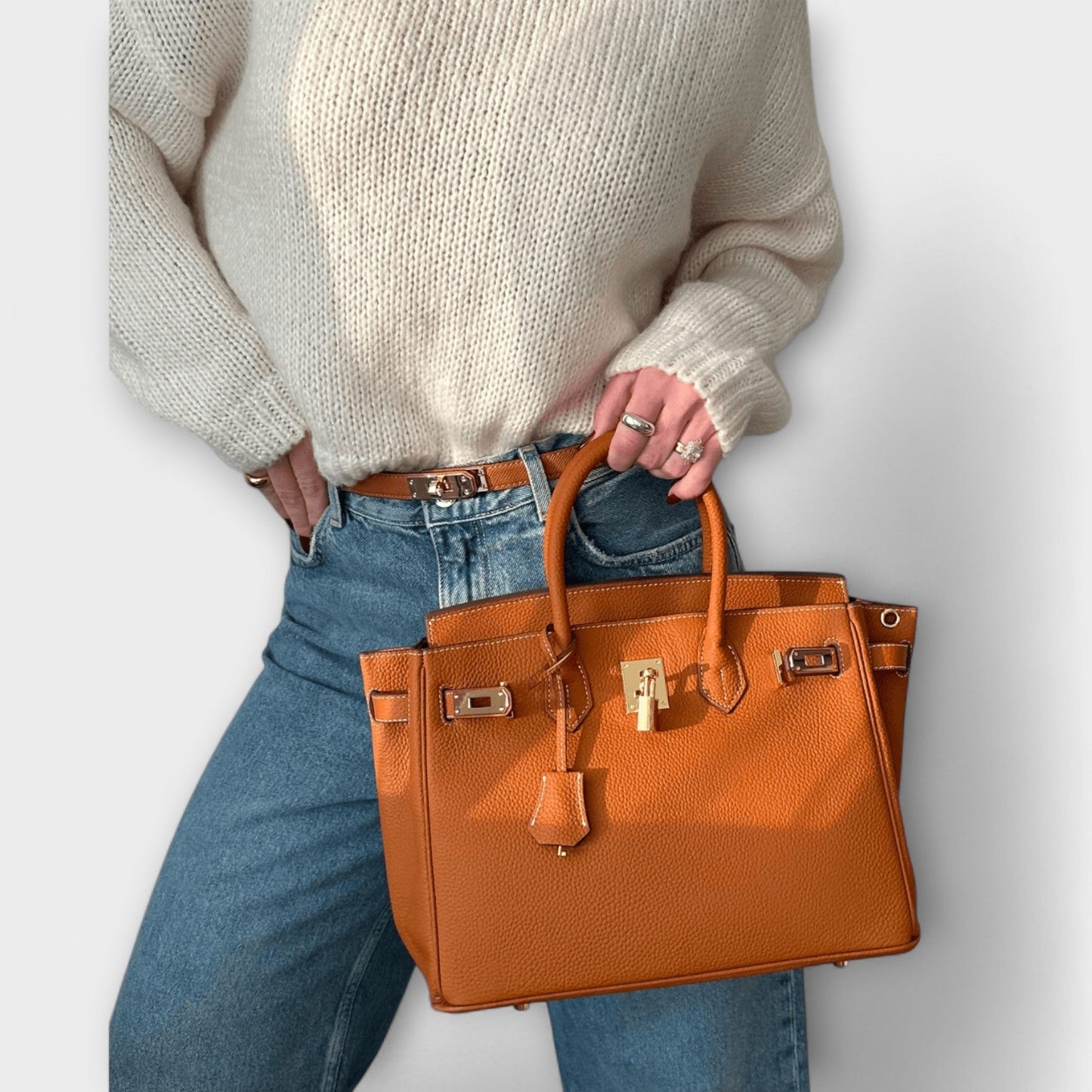 Kinsley™ Luxurious Leather Handbag