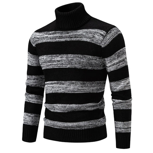 Steve™ Knitted sweater with stand-up collar