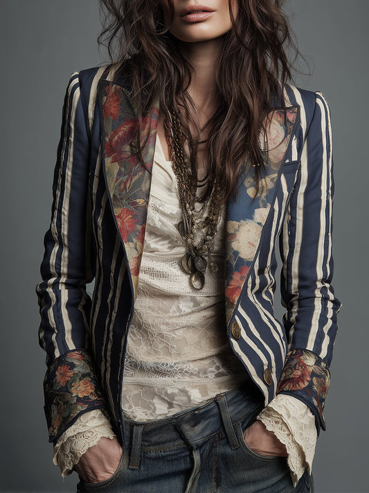 Eden™ Bohemian Striped Blazer