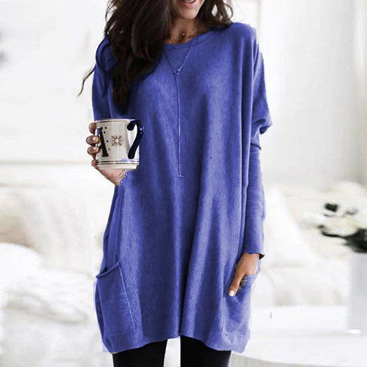Gwen™ Oversized Round Neck Jumper
