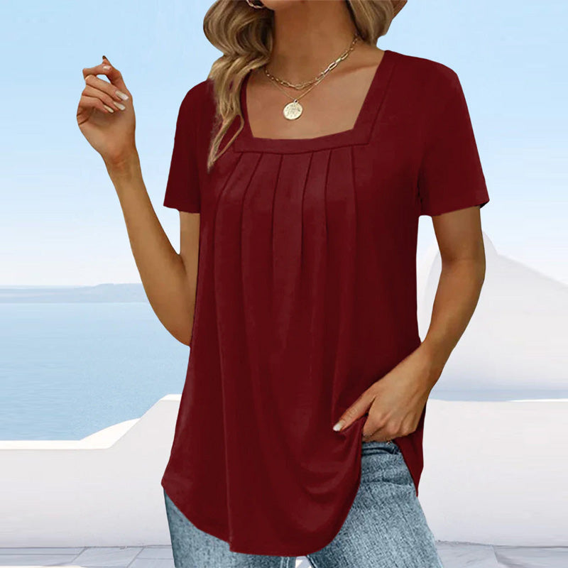 Junia™  Elegant Pleated Blouse