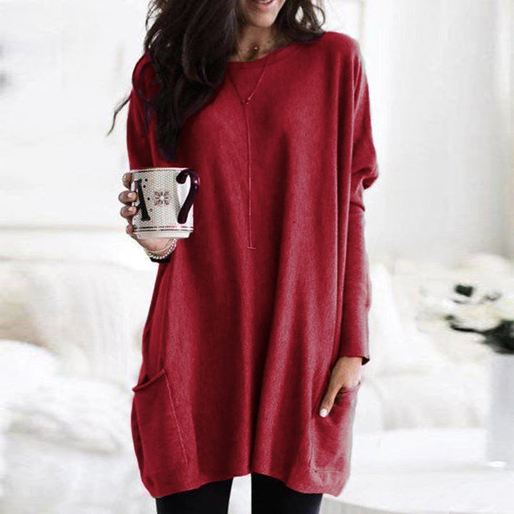 Gwen™ Oversized Round Neck Jumper
