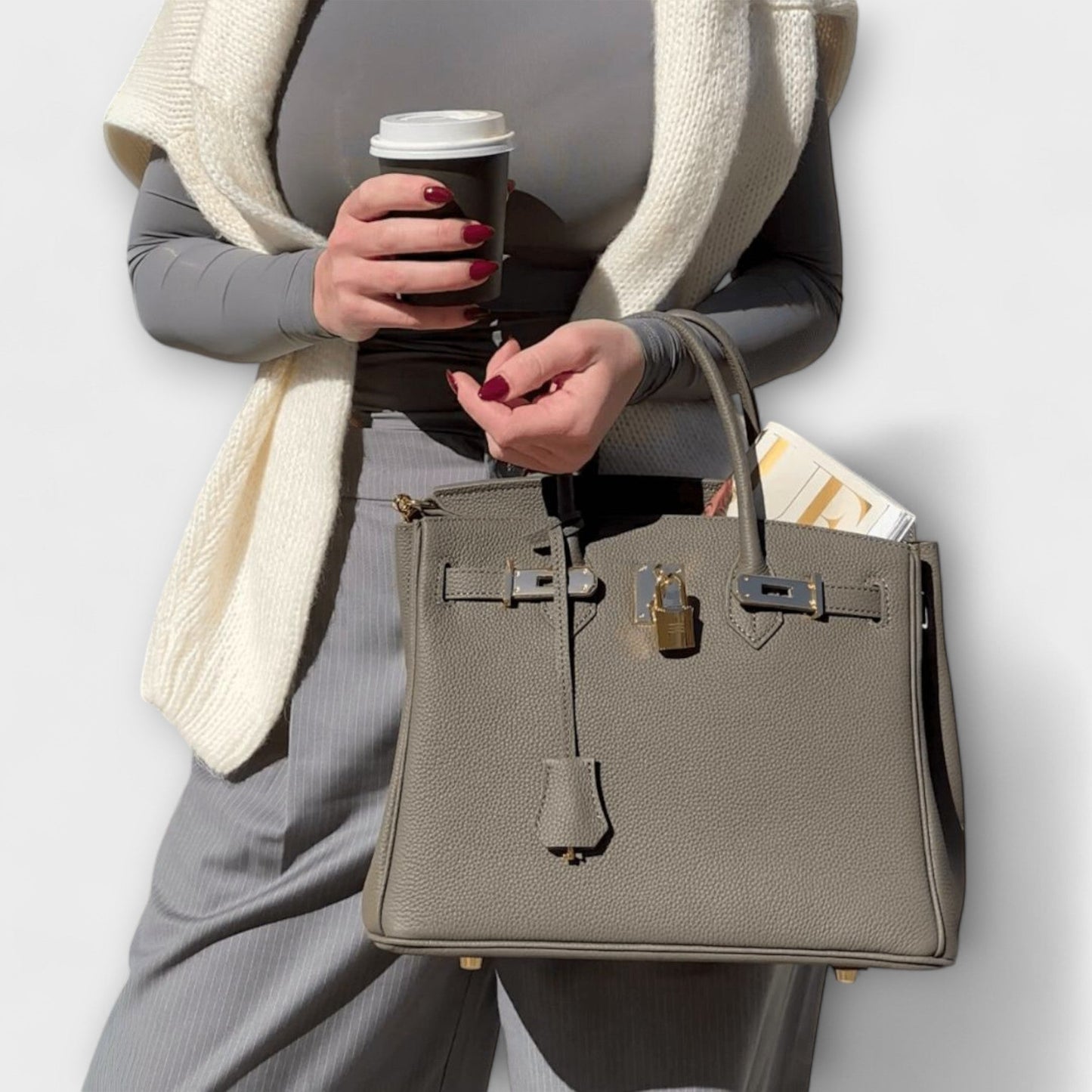 Kinsley™ Luxurious Leather Handbag