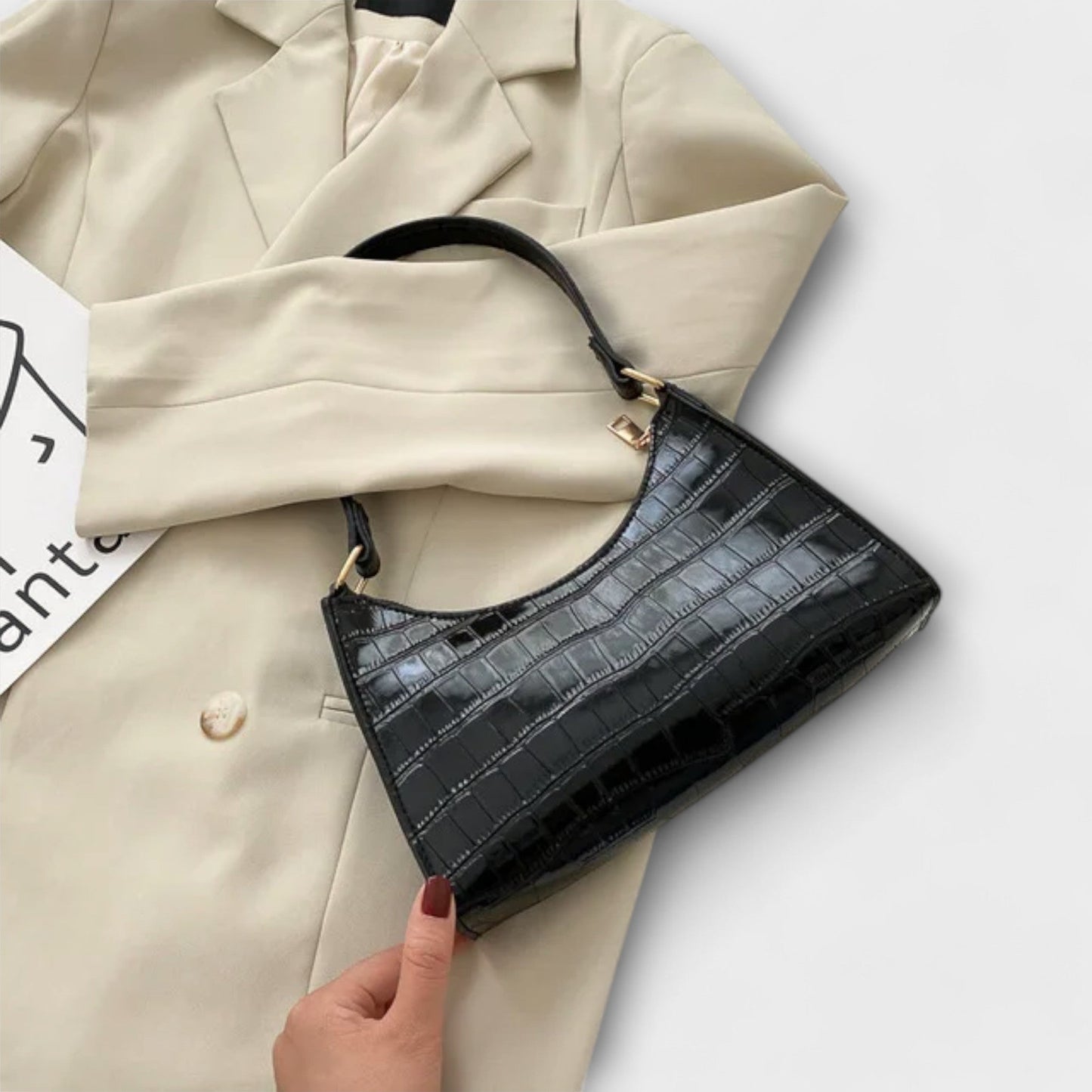Millie™ Shiny Leather Bag