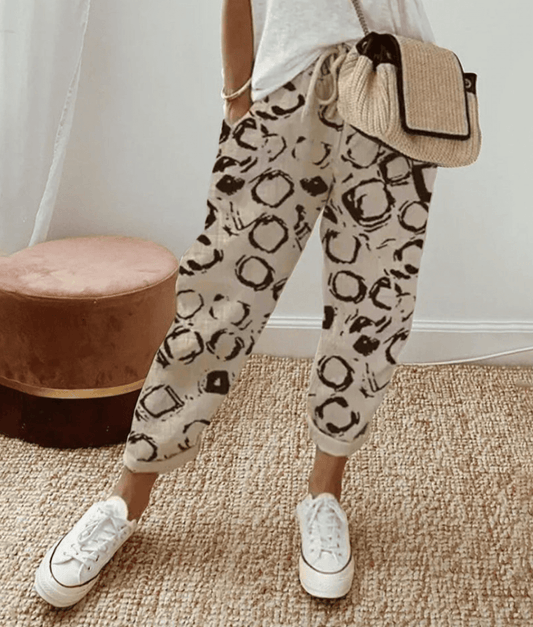 Ella™ Elegant cotton-linen pants