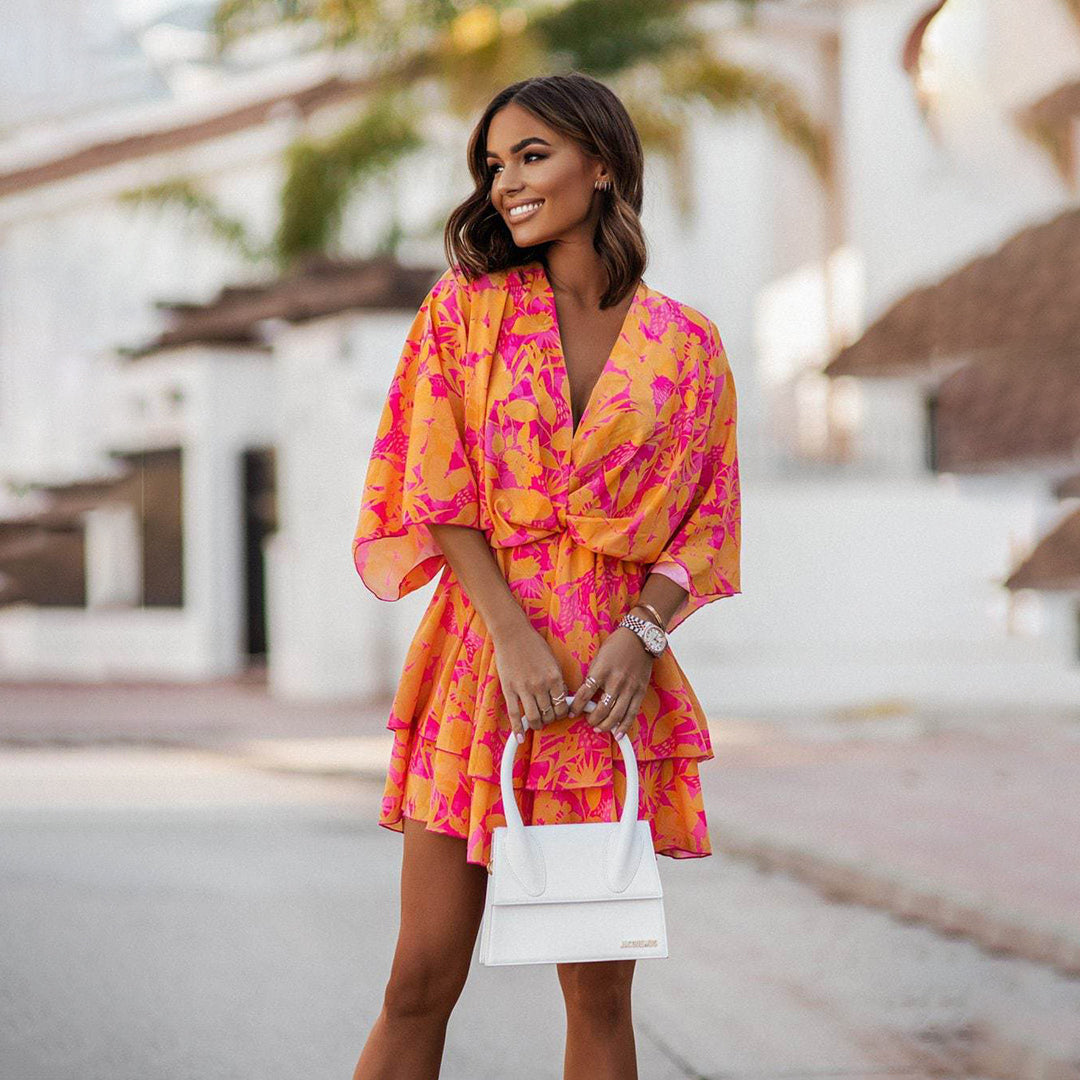 Isla™  Vibrant Mini Dress