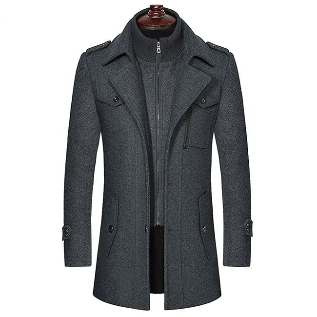Juliano™ Luxury Virgin Wool Overcoat