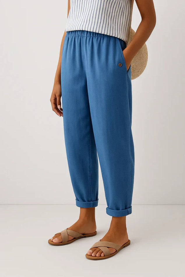 Romina™ - Timeless Linen-Cotton Trousers