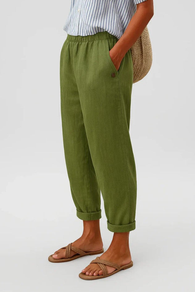 Romina™ - Timeless Linen-Cotton Trousers