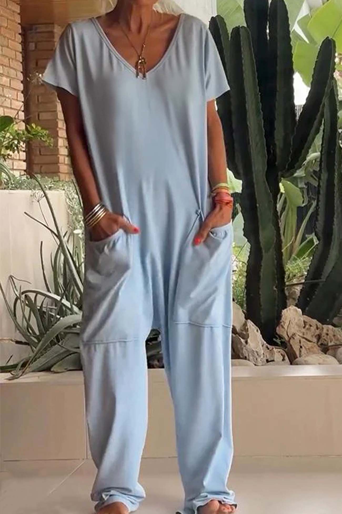 Sapphira™ Relaxed Style Jumpsuit