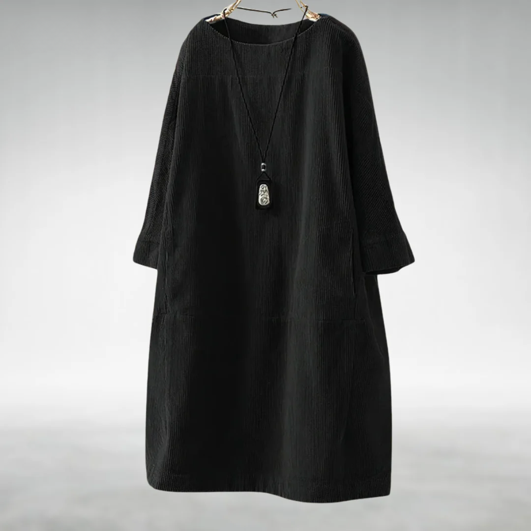 Anika™ Relaxed Corduroy Midi Dress