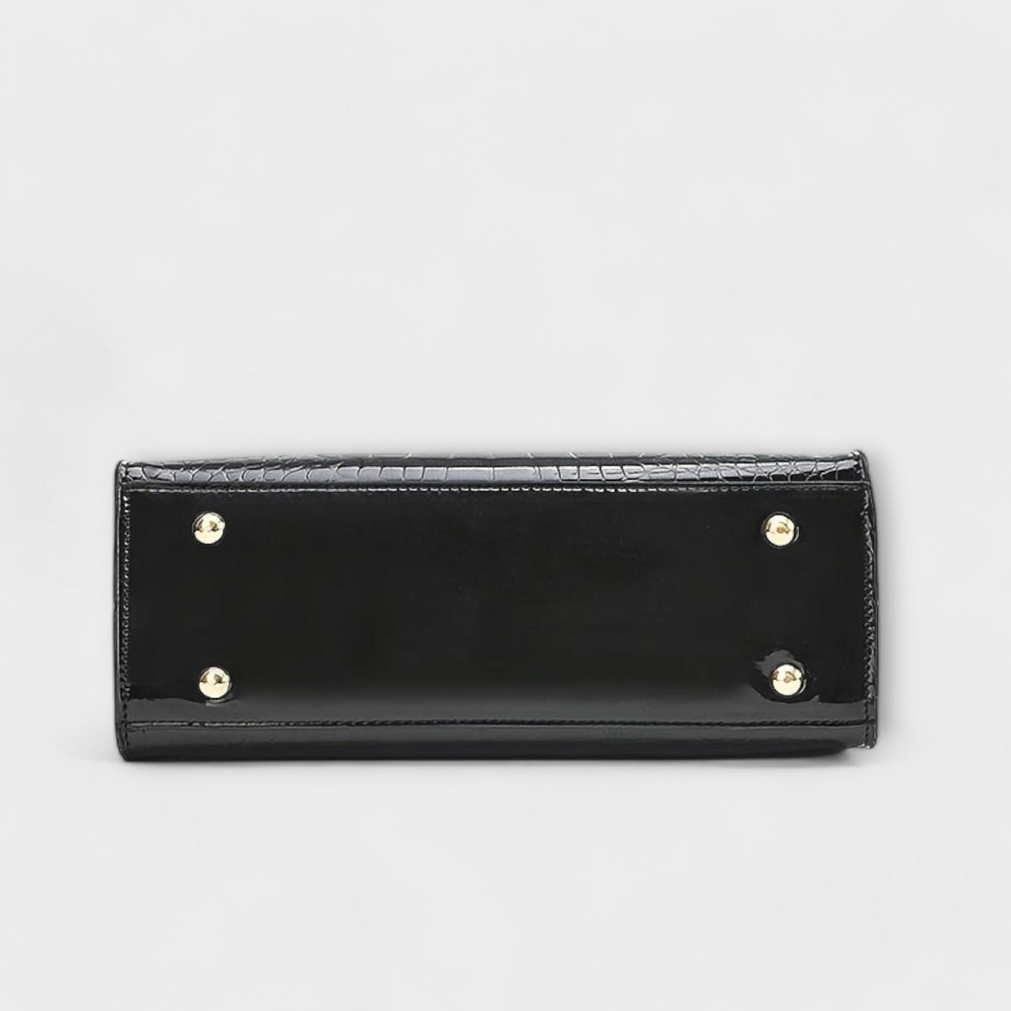 Brielle™ Glossy Crocodile Patterned Handbag