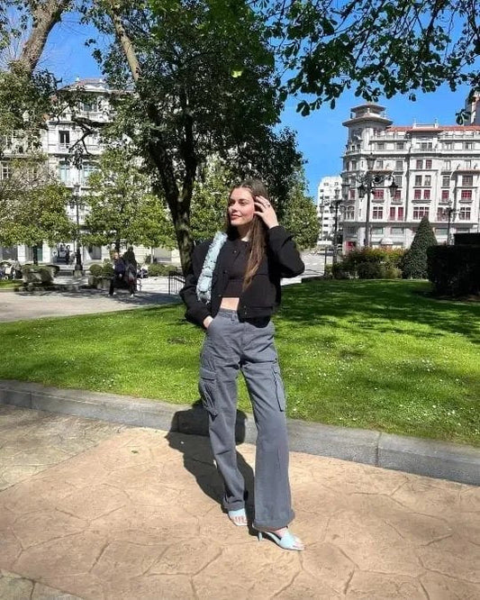 Frankie™ Adjustable Straight-Leg Cargo Pants