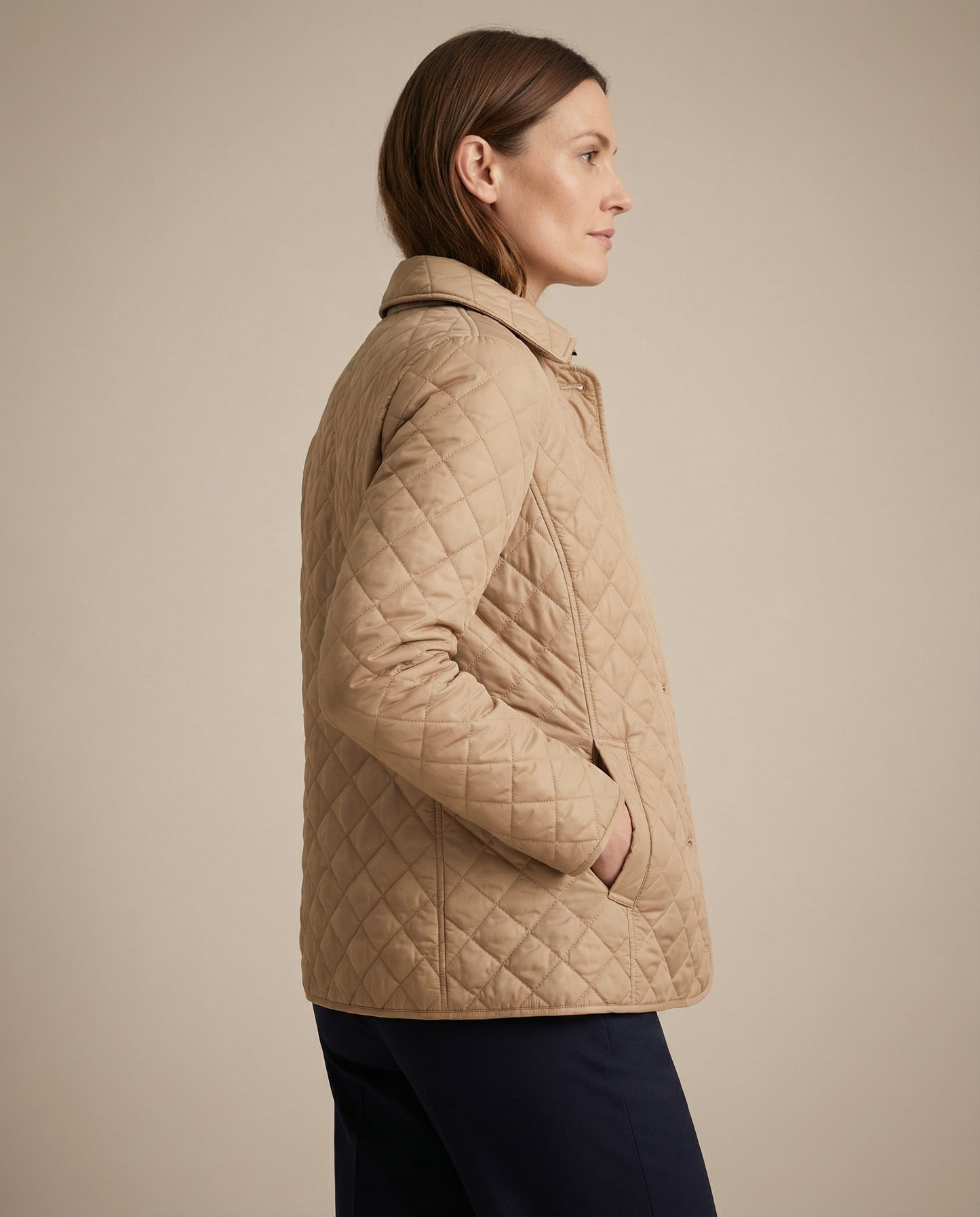 Olive™ Quilted Button-Up Jacket