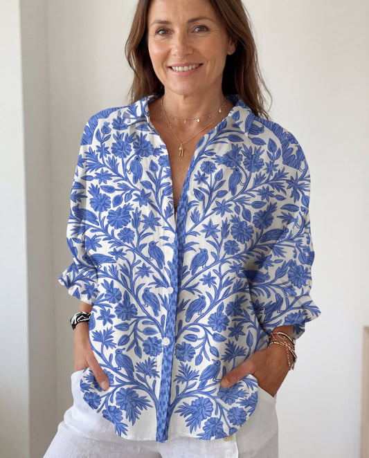 Aurora™ Blue Garden Blouse