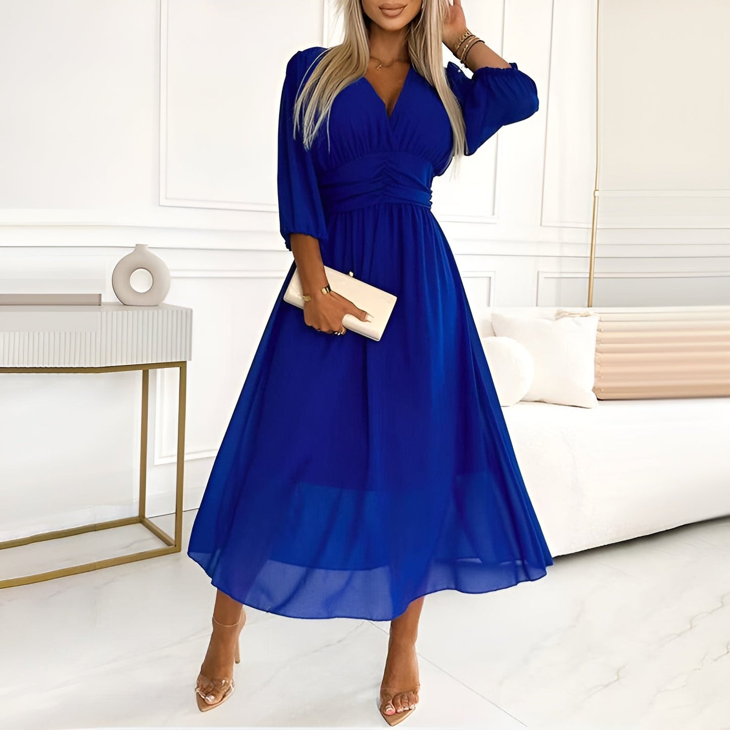 Abigail™ Light Silk Chiffon Dress