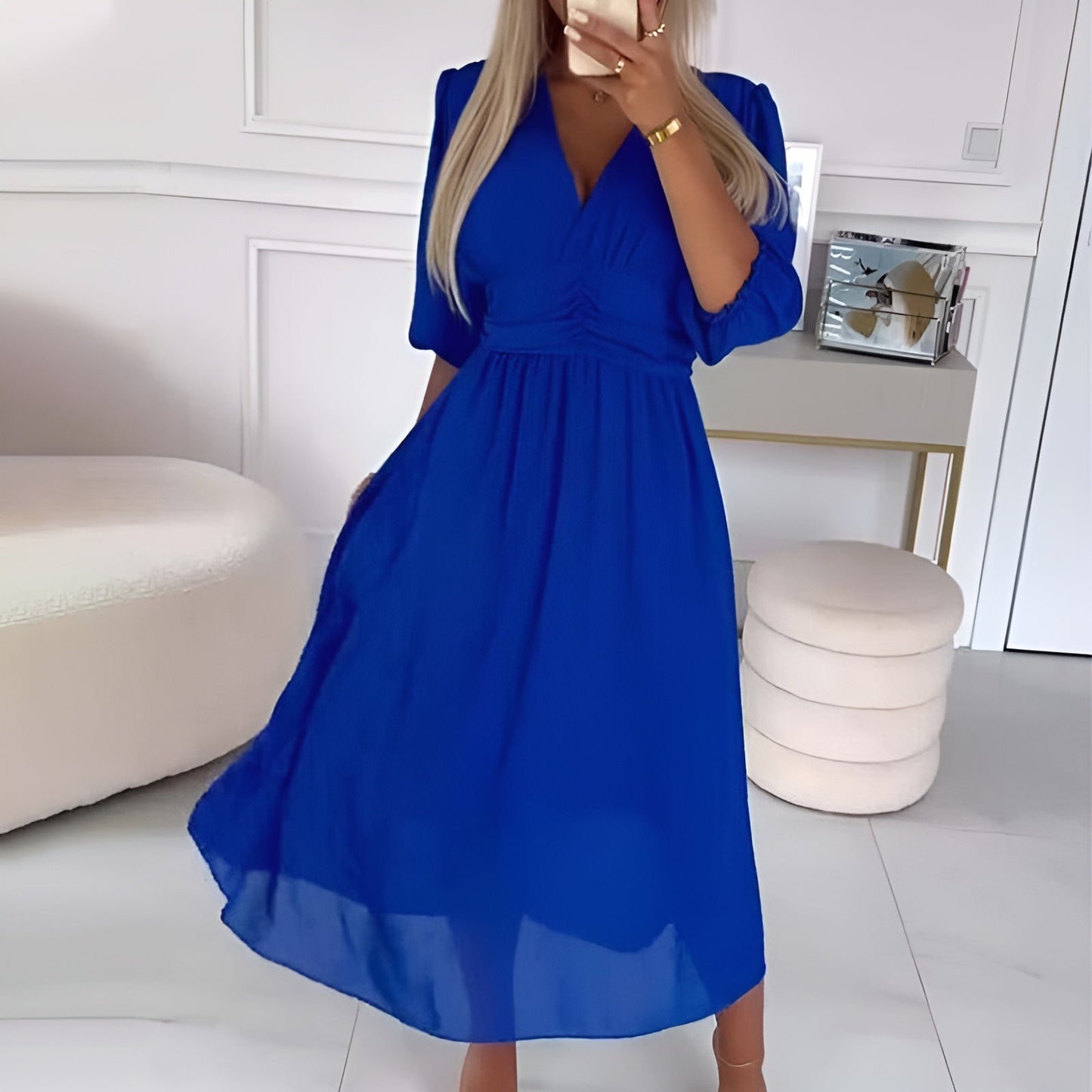 Abigail™ Light Silk Chiffon Dress