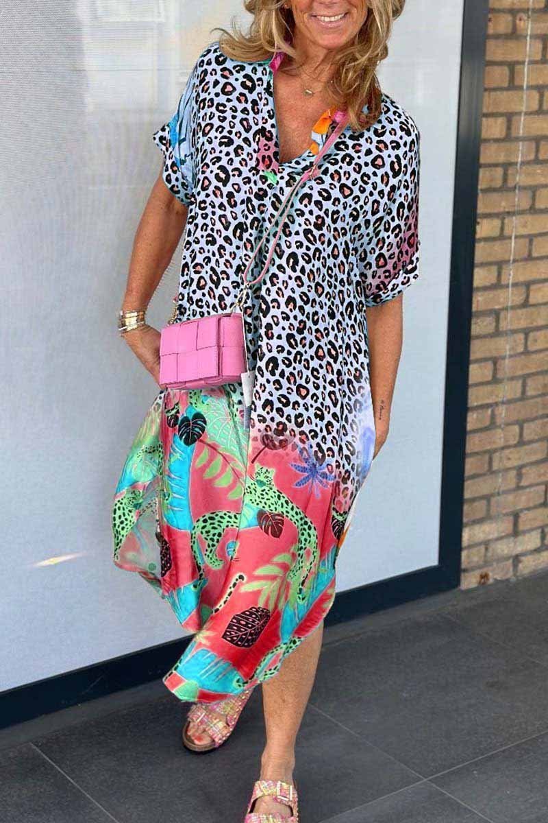 Freddie™  Chic Leopard Print Dress