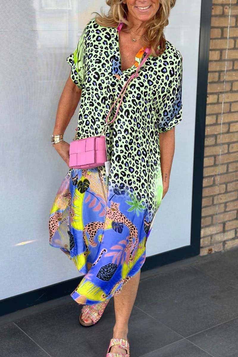 Freddie™  Chic Leopard Print Dress